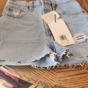 Levi's Sky Blue High Waist Women's Shorts